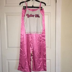 Vintage 2PC PJ Cami/Pant BABY GIRL screen Sz M NWT